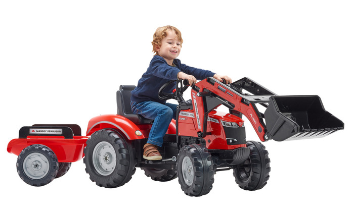 Falk Massey Ferguson S8740 frontlæsser med vogn